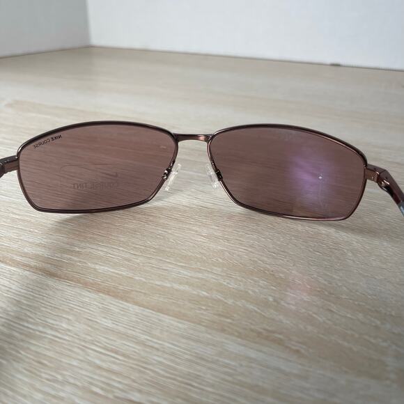 NWOT Nike Pivot Six E EV1092 220 Sunglasses Bronze Frame Nike Course WITH FLAW - Picture 6 of 10